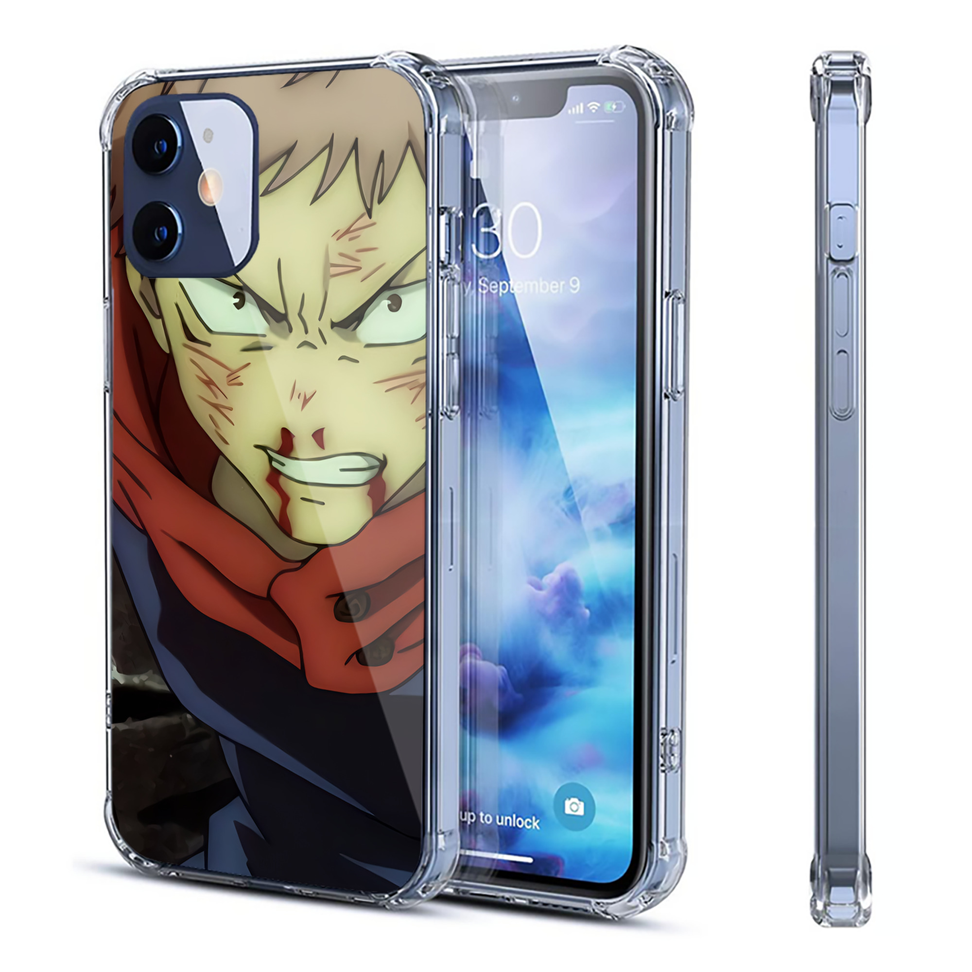 （画像用） SPY×FAMILY间谍家家酒 【iPhone 12シリーズ対応】透明スマホケース（クリアソフトケース）
